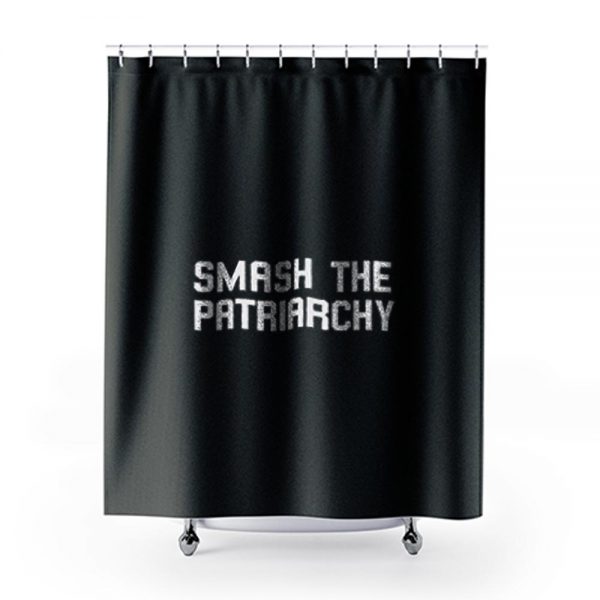 Smash The Patriarchy Shower Curtains