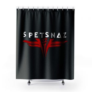 Spetsnaz Russian Soviet ARMY GRU Special Forces Military Shower Curtains
