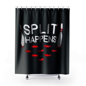 Split Happens Shower Curtains