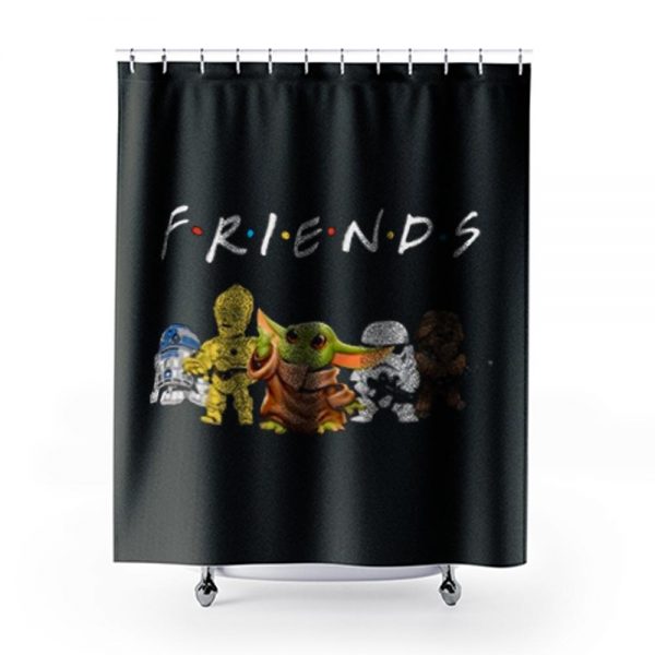 Star Wars And Friend Shower Curtains