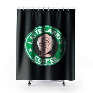 Starbucks Latte Larrys Parody Shower Curtains