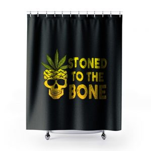 Stoned To The Bone Shower Curtains