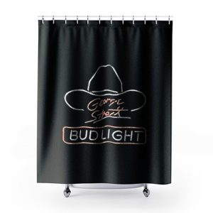 Strait Bud Light Shower Curtains
