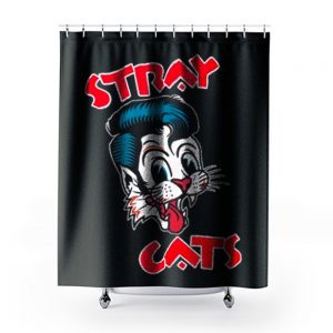 Stray Cats Shower Curtains
