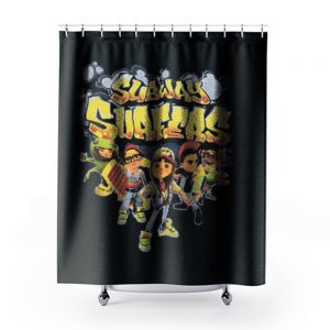 Subway Surfers Street Boys Characters Funny Shower Curtains