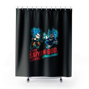 Super Saiyan God 1 Shower Curtains