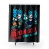 Super Saiyan God Dragon Ball Vintage Shower Curtains