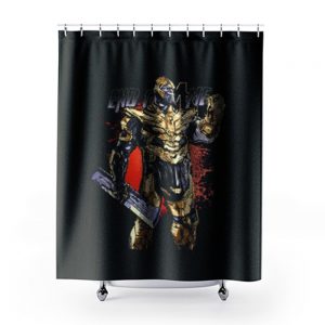 Superhero The Mad Titan Thanos Shower Curtains