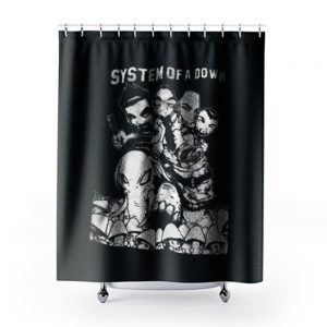 System Of A Down Hard Rock Band Shower Curtains