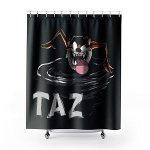 TAZ Tazmania Devil Looney Tunes Classic Cartoon Shower Curtains