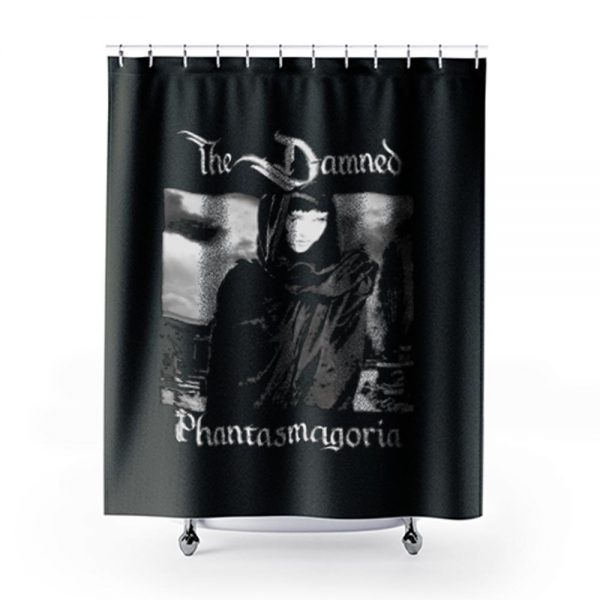 THE DAMNED PHANTASMAGORIA BLACK GOTHIC ROCK POST PUNK Shower Curtains