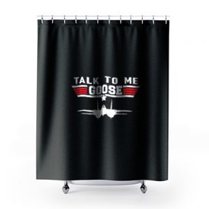 Talk Me Goose Air Force Shower Curtains