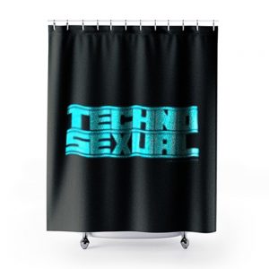 Techno Sexual Shower Curtains
