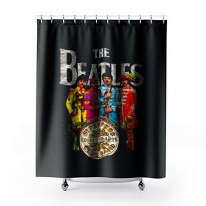 The Beatles Sgt Pepper Official Merchandise Shower Curtains