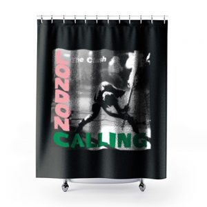 The Clash London Calling Band Shower Curtains