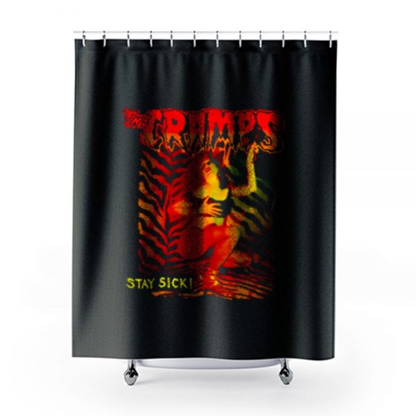 The Cramps Stay Sick Shower Curtains