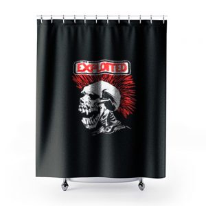 The Exploited Punk Band Shower Curtains