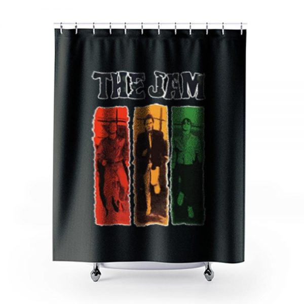 The Jam Punk Rock Band Shower Curtains
