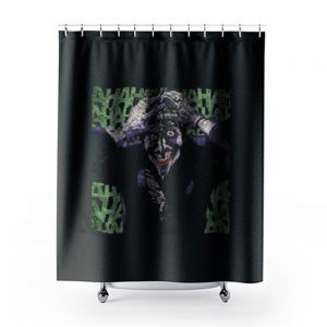 The Joker Insanity Batman Dc Comics Shower Curtains