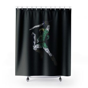 The Legend Of Green Warrior Shower Curtains