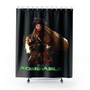 The Office Christmas Dwight Schrute Belsnickel Funny Tv Show Shower Curtains