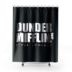 The Office Dunder Mufflin INC Paper Shower Curtains