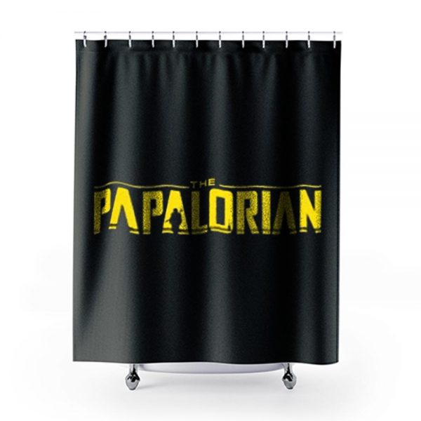 The Papalorian Mandalorian Star Wars Shower Curtains