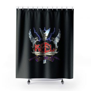 The Right To Rock Keel Band Shower Curtains