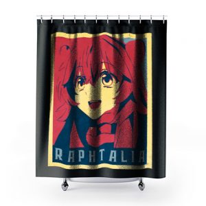 The Rising of the Shield Hero Raphtalia Political Shower Curtains