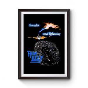 Thin Lizzy Thunder and Lightning Premium Matte Poster
