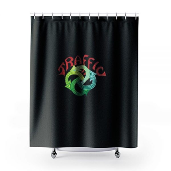 Traffic Band Shower Curtains