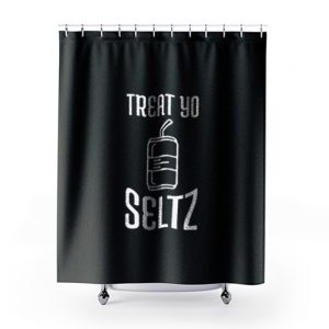 Treat Yo Seltz Shower Curtains