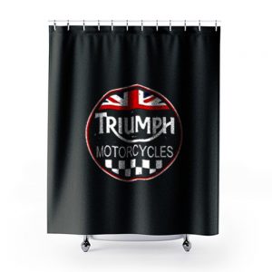Triumph Motorcycle Shower Curtains