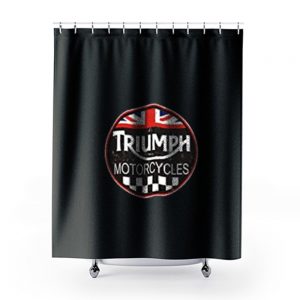 Trumph Motorcycles Shower Curtains