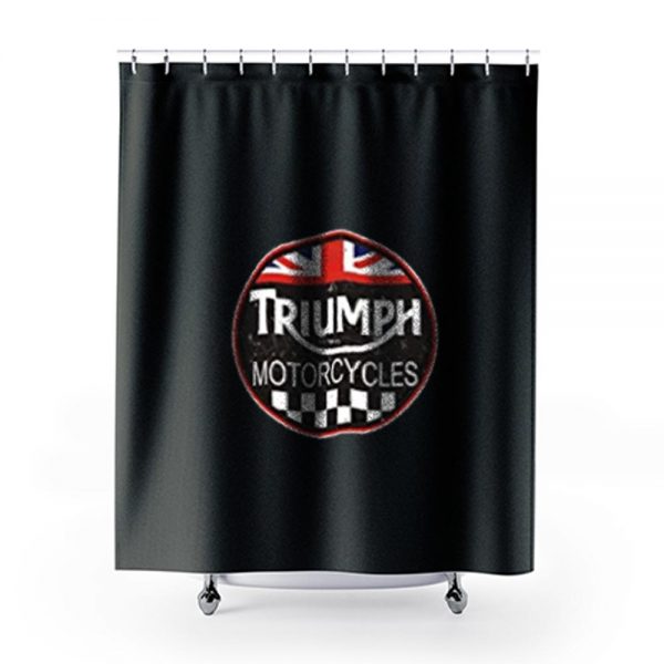 Trumph Motorcycles Shower Curtains