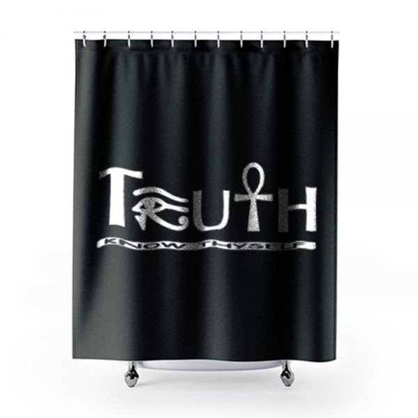 Truth Know Thyself Shower Curtains
