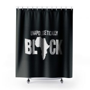 Unapologetically Black Shower Curtains