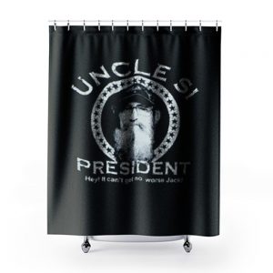 Uncle Si for President Duck Dynasty Shower Curtains
