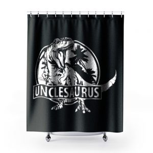 Unclesaurus Dinosaur Uncle Funny Shower Curtains