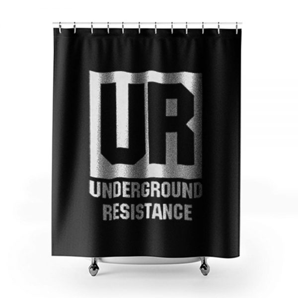 Underground Resistance Shower Curtains