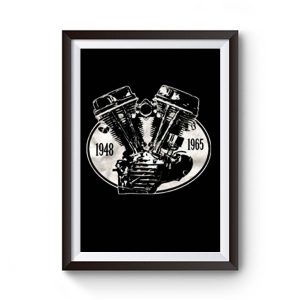 V2 Panhead 1948 1965 Premium Matte Poster