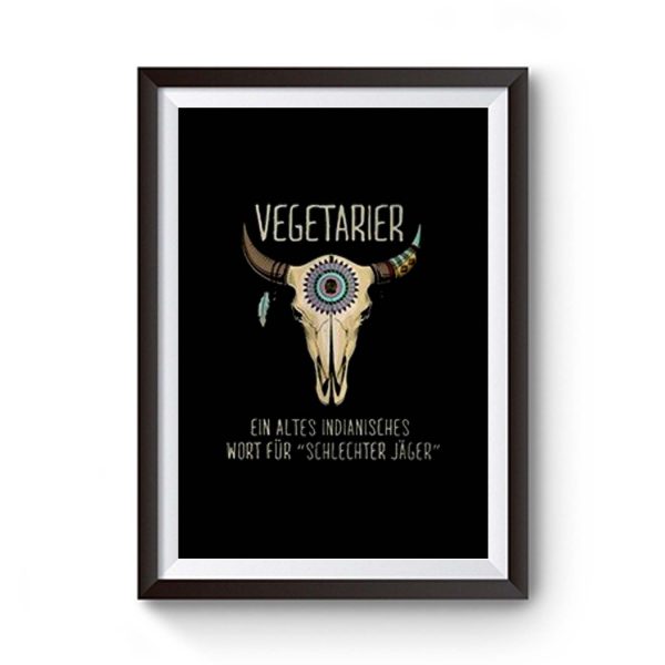 Vegetarier Premium Matte Poster