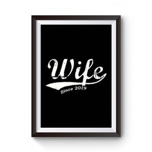 Wife Newly Married Best Wife Ever Premium Matte Poster