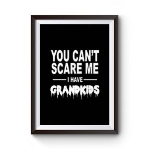 You Cant Scare Me I Have Grandkids Premium Matte Poster