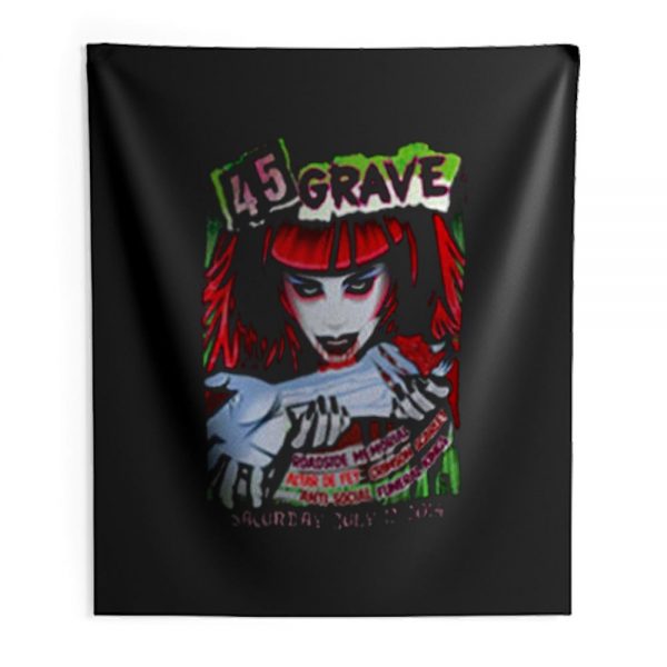 45 Grave Indoor Wall Tapestry