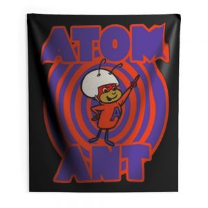 60s Hanna Barbera Cartoon Classic Atom Ant Indoor Wall Tapestry