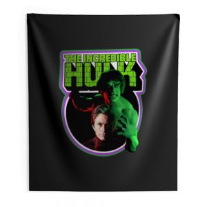 70s Tv Classic The Incredible Hulk Poster Art Indoor Wall Tapestry