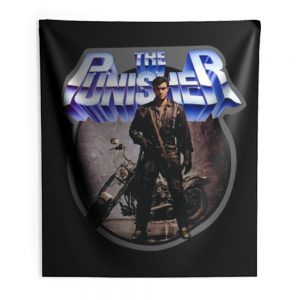 80s Comic Classic The Punisher Indoor Wall Tapestry