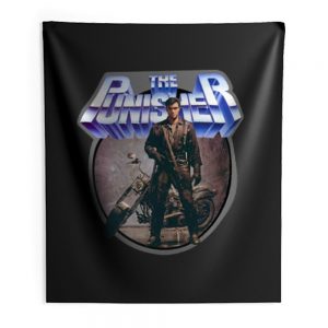80s Comic Classic The Punisher Poster Art Indoor Wall Tapestry