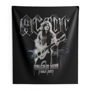 ACDC Malcolm Young Indoor Wall Tapestry